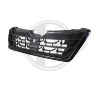Rejilla Delantera Kühlergrill DIEDERICHS para Subaru Forester SK, Negra Mate