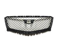 Rejilla Delantera Para Cadillac XT5 2016-2023 Parrilla Delantera Racing Grill Plata/negro Coche Parachoques Superior Capó Rejilla De Malla Rejilla De Radiador(Plata)
