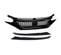Rejilla Delantera Para Civic 10th Gen 2016-2021 Rejilla Delantera Racing Grill Net Car Grid Splitter Parachoques Superior Capó Parrillas De Malla Rejilla Paragolpes(16-18 Type 2)