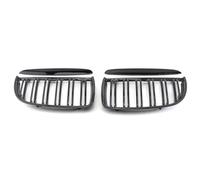 Rejilla Delantera Para E90 E91 Serie 3 320i 325i 328i 2005 2006 2007 2008 Parrilla Delantera Tipo Riñón 2 Líneas, Color Negro Mate Brillante, Doble Listón
