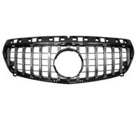 Rejilla Delantera Para Mercedes Para Benz A W176 2013-2015 2016-2018 A180 A200 A260 A45 GT Style Parrilla Delantera Racing Grill Mesh Tuning Accesorios Rejilla De Radiador(13-15Silver)
