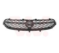 Rejilla delantera para Opel Corsa F Kasten/Schrägheck negra