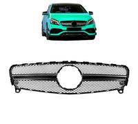 Rejilla Delantera Parachoques Negro Compatible Mercedes A-Klasse W176 Mopf 15-19