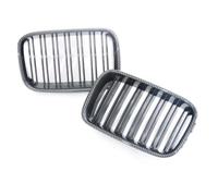 Rejilla Delantera Parrilla Plateada Con Marco Cromado De Una Sola Línea Para Serie 3 E36 Pre-lci Coupe Sedan 1992-1996 316i 318i 320i 325is