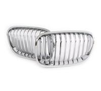 Rejilla Delantera Parrilla Rendimiento Con Marco Plateado Cromado Para Serie 1 F20 F21 Pre-facelift 2011-2014 Racing 114i 118i 120i Accesorios