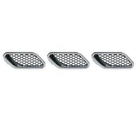 Rejilla Delantera Rejilla Lateral Delantera Para Coche, Rejillas De Ventilación De Entrada De Aire Para Maserati Para GranTurismo 2008-2019 68265300 68265400 Parrilla Parachoques(3 Left)