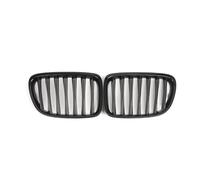 Rejilla Delantera Riñón Coche para X1 E84 2010-2015 Parrilla Carreras Doble Línea Listón Rejillas Delanteras(Single Line)