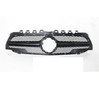 Rejilla Delantera Riñón Parachoques Superior Malla Rejilla Delantera Coche Para Mercedes Para Benz Clase A W177 2019-2022 Para AMG Grill A200 A250 A35(Negro)