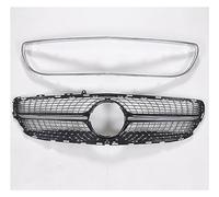 Rejilla Delantera Riñón Rejilla Delantera Coche Cubierta Parachoques Superior Cubierta Malla Para Benz Para CLS Class W218 2014-2018 Estilo Diamante(Negro)