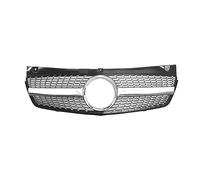 Rejilla Delantera Riñón Rejilla Frontal Para Mercedes Para Benz W639 Para Viano/para Vito 011-2014 Cubierta Capó Entrada Parachoques Superior Plateado Estilo Diamante Rejilla