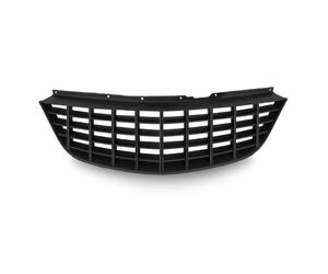 Rejilla delantera sin emblema negra compatible con Opel Corsa D 2006-2011