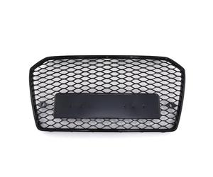 Rejilla delantera sin placa RS6 estilo parrilla negra para Audi A6 C7 4G FACELIFT 2015-18