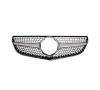 Rejilla Delantero Para Benz Clase E Coupe W207 C207 E200 E250 E30 2014-2016 GT Estilo Rejilla Entrada Delantera Parachoques Parrilla Radiador Malla Tuning Parachoques(Black Silver1)