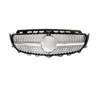 Rejilla Delantero Para Benz Clase E W213 E200 E300 E400 E43 2016-2019 2020 Rejilla Parachoques Delantero Radiador Central Parrilla GT Estilo Diamante Parachoques(No Logo Sliver High)