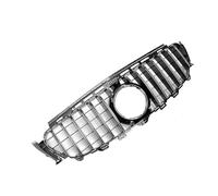 Rejilla Delantero Para Benz Clase E W213 E200 E300 E400 E43 2016-2019 2020 Rejilla Parachoques Delantero Radiador Central Parrilla GT Estilo Diamante Parachoques(No Logo Sliver)