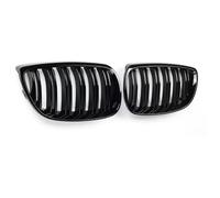 Rejilla Delantero Para BMW E92 E93 2 Puertas Pre-LCI Para M3 2006-2009 Piezas De Diseño Coche Parrillas Doble Línea Parachoques Delantero Parrilla Carreras