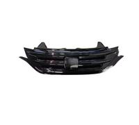 Rejilla Delantero Para CRV 2012 2013 2014 Parrilla Coche Radiador Negra Modificada Patrón Fibra Carbono Accesorios Red Parachoques Delantero Parachoques(Negro)