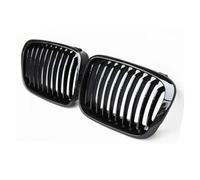 Rejilla Delantero Para E46 4 Puertas 1998 1999 2000 2001 Estilo De Coche Rejilla Frontal Negra Brillante Parrilla Listón Parachoques(Gloss black)