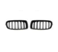 Rejilla Delantero Para Serie 3 F30 F31 320i 325i 328 2012-2015 2016 2017 2018 2019 Accesorios Parrilla Delantera Negro Piano Rejilla De Riñón Doble Línea Parachoques(Double Line Carbon)