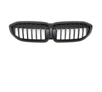 Rejilla Delantero Rejilla Delantera Para Parachoques Entrada Malla Accesorio Ajuste Para BMW Serie 3 G20 G21 318i 320i 320d 330i 340i 340d 2019-2022(Glossy Black 1 Line)
