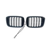Rejilla Delantero Rejilla Frontal LED Iluminada Negro Brillante Doble Línea Parrilla Malla Kit Actualización Emblema Iluminado Piezas Para Para X3 G01 18-21 Parachoques