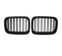 Rejilla Delantero Rejilla Negra ABS Frontal Repuesto Para 318i 323i 325i 320i 328i E36 1992 1993 1994 1995 1996 Parachoques(Double Line Black)