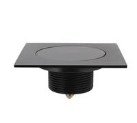 Rejilla Desague Ducha 10 * cm Desagüe del Piso pie Pop Up Ducha Cubierta de Drenaje baño Tapón Desagües Cuadrado Latón Cromo Empuje hacia Abajo