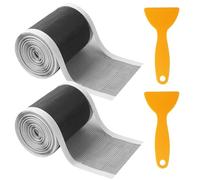 Rejilla Desague Ducha, 100mm x10m Filtro Desague Ducha, Malla Filtro Antiatascos, Atrapa Pelos Ducha Autoadhesivo, Filtro de Ducha, con espátula de Plástico, para Cocina, Baño, Bañera, Balcón