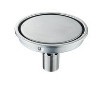 Rejilla Desague Ducha Desagües de Piso 10 cm 11 Inserto baldosas Desagüe baño Invisible Colador desagüe Ducha Cuadrado(Brushed Nickel I)
