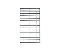 Rejilla Desague Jardin de Acero Galvanizado, Cubierta de Drenaje Exterior, para Entrada de Vehículos, Concreto, Patio(50x30x3cm)
