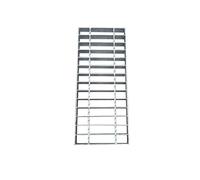 Rejilla Desague Jardin de Acero Galvanizado, Cubierta de Drenaje Exterior, para Entrada de Vehículos, Concreto, Patio(50x20x3cm)