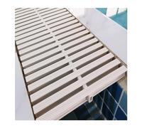 Rejilla Desbordamiento Drenaje Piscina, Filtro Plástico Protector Canal Drenaje ABS, Resistencia UV Entradas Acceso Patios Terraza Tapa Desagüe, Rejilla Desague Ducha ( Color : 18x100x2.5CM/7.09x39.38