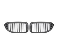 Rejilla Doble Parrillas Delanteras Riñón Negro Brillante Estilo Diamante Doble Para Serie 5 G30/G31/G38 530i 540i 550i (2018-2020).(Single-Matte Black)