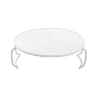 Rejilla en Capas para Calentar Horno Microondas, Material ABS, Soporte Redondo para Vaporizador, Bandeja de Cocina, Organizador, Utensilio de Cocina para Calentar Alimentos Al