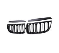 Rejilla entrada aire Parrillas Delanteras Coche Carreras En Negro Brillante ABS Para Serie 3 E90 E91 2005 2006 2007-2008(Negro mate)