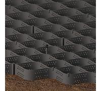 Rejilla estabilizadora de grava de 5 cm de grosor, sistema de pavimentación de grava expandible, antideformación, para diseño de camino de entrada y área de estacionamiento