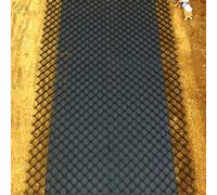 Rejilla estabilizadora de grava para patios al aire libre y pistas de entrada, control de barro y malla de refuerzo para trabajo de base y diseño de paisaje (paquete de 4)