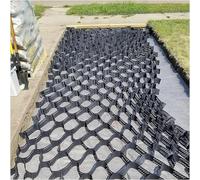 Rejilla estabilizadora de grava resistente con agujeros de drenaje para calzadas, jardines y caminos. Sistema de rejilla de suelo duradero para un mejor soporte del suelo
