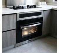 Rejilla extractora de Aluminio para disipación de Calor, Cubierta de ventilación con Filtro de Grasa para hornos (25 x 90 cm / 9,8 x 35,4 Pulgadas)