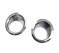 Rejilla Faro Antiniebla Compatible Con Nissan Para X-Trail T31 2008 2009 2010 2011 2012 2013 Juego De 2 Cubiertas Cromadas Para Faros Antiniebla Traseros Inferiores