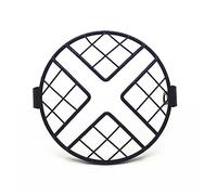 Rejilla faro delantero Cubierta Protectora De Faro Delantero De Motocicleta De 7 Pulgadas Y 170mm, Accesorios De Pantalla De Rejilla De Malla Para Faro Delantero Universal, Piezas De Repuesto ( Color