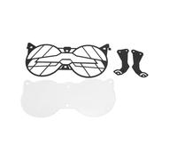 Rejilla Faro Motocicleta para Guzzi para V85 TT Doble Protección con Cristal Acrílico Protector Faro Plegable Motocicleta Parrilla Faro Moto