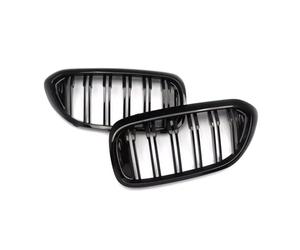 Rejilla faros antiniebla Compatible Con G30 G31 G38 2017 2018 2019 Moldura Parachoques Delantero Doble Listón Brillo Modificación Reparación Piezas Repuesto Accesorios