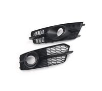 Rejilla Frontal 2x Luz Antiniebla Del Parachoques Delantero Cubierta Lámparas Rejilla Para A6 Para C7 Para A6L Para S-line Con 2015-2018 4G0807681AG,4G0807682AG(Type 1 Black)