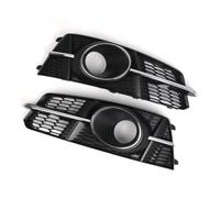 Rejilla Frontal 2x Luz Antiniebla Del Parachoques Delantero Cubierta Lámparas Rejilla Para A6 Para C7 Para A6L Para S-line Con 2015-2018 4G0807681AG,4G0807682AG(Type 2 Silver)