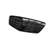 Rejilla Frontal Auto Compatible Con Benz Para Clase S W221 Para S350 S400 S450 S500 S550 S600 S65 2009 2010 2011 2012 2013 Rejilla De Parachoques Delantero De Coche Accesorios De Tuning(Black)