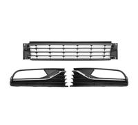 Rejilla Frontal Auto Compatible Con Para Polo 2014 2015 2016 2017 Parachoques Delantero Parrilla Inferior Derecha Centro Izquierdo Juego Parrilla Parrilla Delantera Radiador OEM: 6R0853677A9B9
