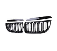 Rejilla Frontal Auto Compatible Con Serie 3 E90 E91 323I 328I 335I 330I 325I 2005 2006 2007 2008 Parachoques De Coche Rejilla De Entrada Delantera Accesorios De Parrilla De Carreras(Gloss Black)