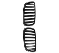 Rejilla Frontal Auto Compatible Con X3 E83 2007 2008 2009 2010 Parachoques Delantero Del Automóvil Rejilla De Riñón Parrilla De Malla Tiras Simples Y Dobles OEM: 51113420087 51113420088(color1)