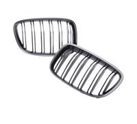 rejilla frontal Coche Parachoques Delantero Coche Parrillas Bajas Rejilla Ventilación Fibra Carbono Doble Listón Para 5 Series GT F07 2010 2011 2012 2013 2014 2015 2016